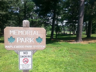 Memorial Park sign