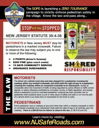Pedestrian Safety Flyer