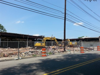 Former A&P and Dollar Store is bulldozed to make way for a CVS