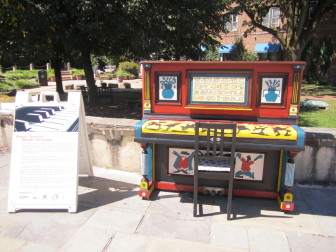 A painted piano from Playin' South Orange 2013. Courtesy of SOPAC