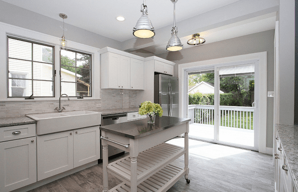 Beautiful white on white kitchen at 6 Lincoln Place in Maplewood, listed for $599,000. Courtesy GSMLS.