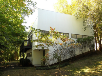 Mid-century modern listed at $685,000 at 16 Lewis Drive in Maplewood.