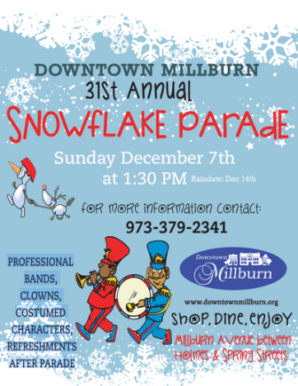 snowflake parade millburn