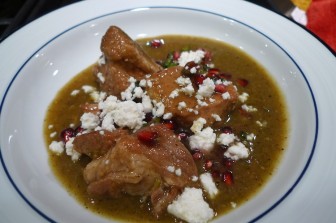 Mexican Style Pork Stew with Pomegranate Salsa (credit Monica Puri Bangia)