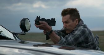 Kevin Bacon in a still from Cop Car.