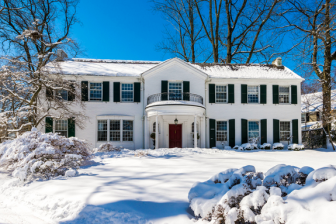 This Redmond Road center hall colonial is on the market for $925,000.  Photo courtesy of GSMLS.