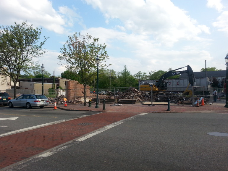 Corner of South Orange Ave. and Church Street after demo