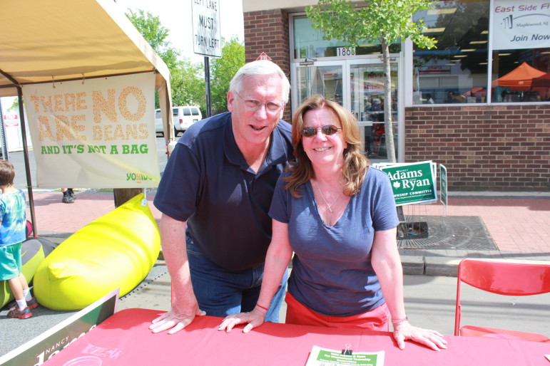 Jerry Ryan and Nancy Adams, candidates for Township Committee