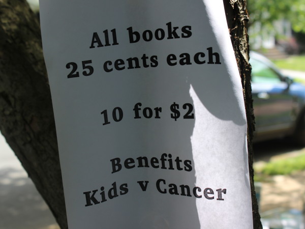 Kids v Cancer book sale