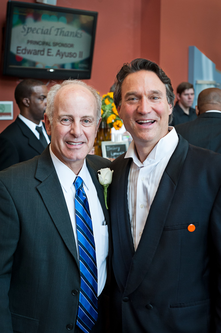 Joe Benincasa,  President and CEO of the Actors Fund in NYC, and Paul Bartick, Secretary of the SOPAC Board of Governors