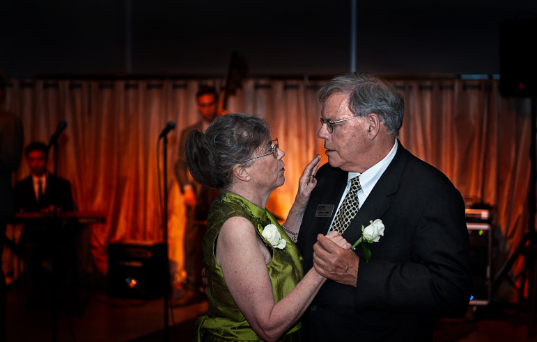Tony Leitner Dancing with his wife at the SOPAC 2015 Gala.
