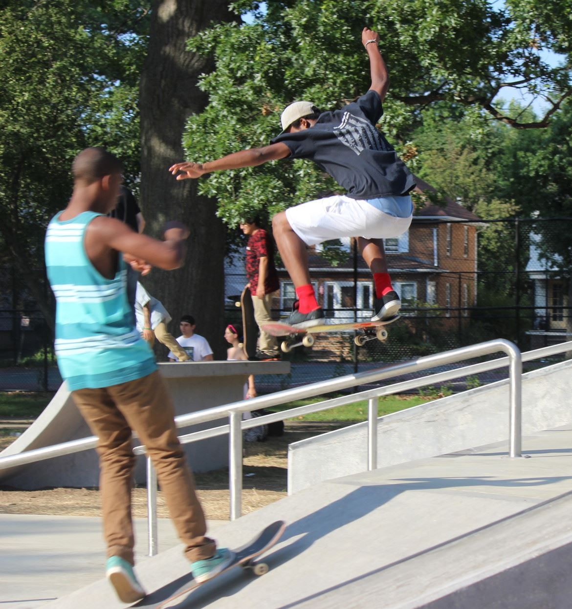 VIDEO: Maplewood Celebrates New Skate Park With DJ, Pizza - The Village ...