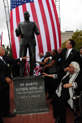 MLK statue unveiling