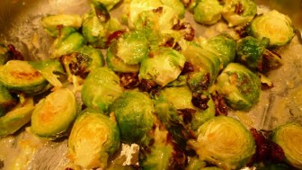 Roasted Brussels Sprouts with Orange Cream