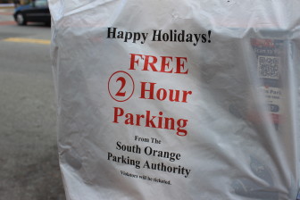 South Orange parking meter free holiday parking