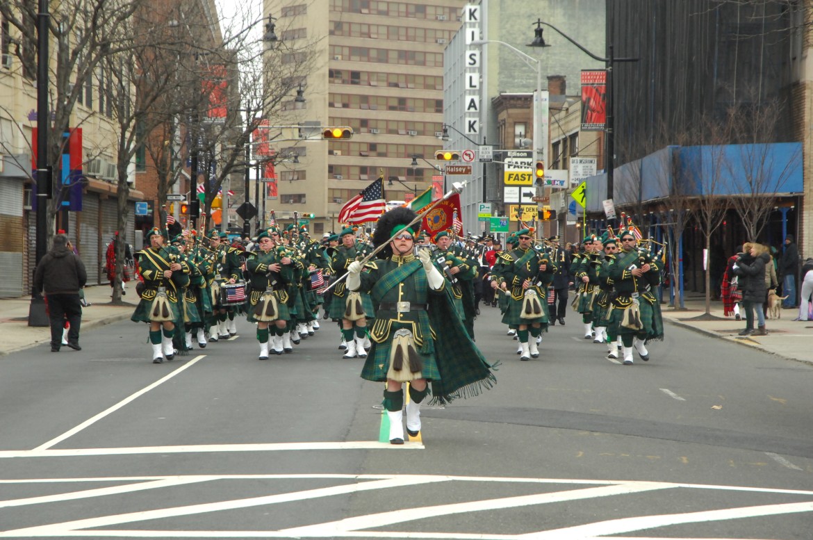 Newark's St. Patrick's Day parade 2015.