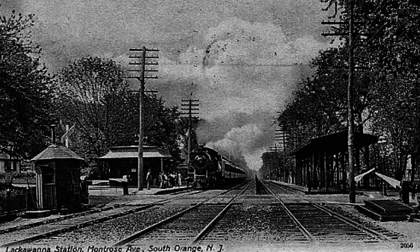 An historic photo of Mountain Station in South Orange, NJ