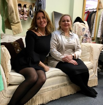 Julie Perlow-Greene and Mylene Surette-DiMuzio of Retail Therapy (credit Adrianna Donat)