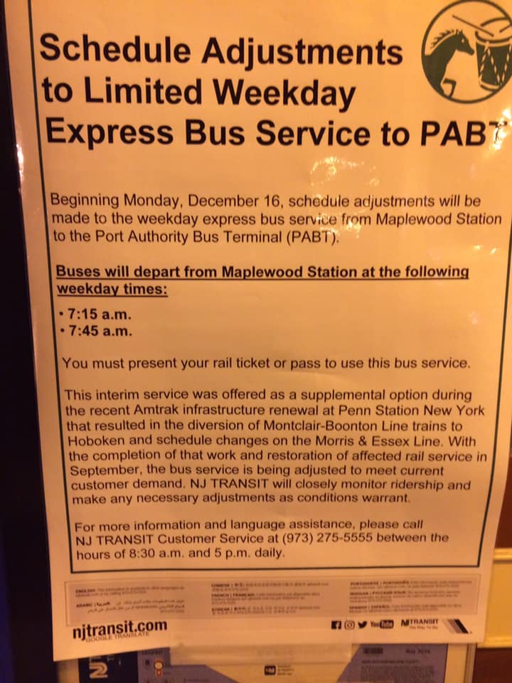 Port Authority makes adjustments to transportation schedules