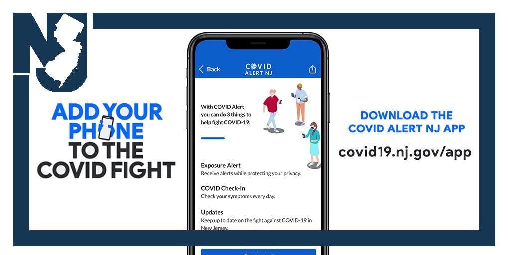 Download the COVID Alert NJ App, and Help Keep All New Jersey Residents