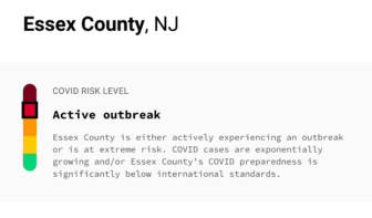 Essex County COVID-19 Outbreak Status, Jan. 18, 2021