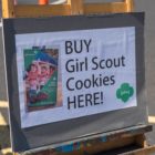 girl scout cookie sale